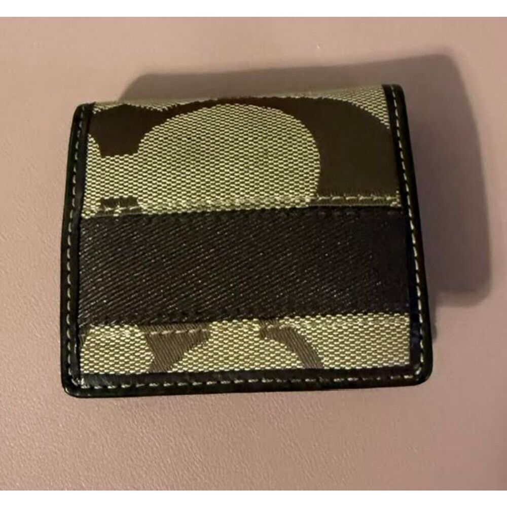 Vintage Coach Unisex Origami Signature C Snap Coin Purse Wallet